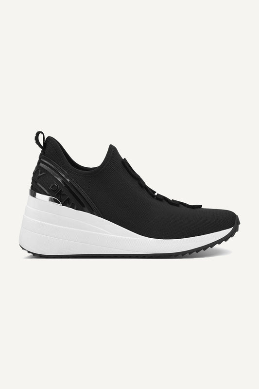 KEEVA WEDGE SNEAKER Black | DKNY