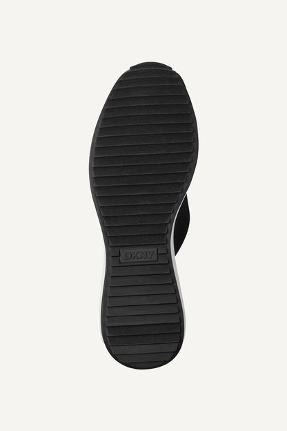 KEEVA WEDGE SNEAKER Black | DKNY