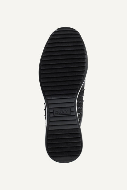KALINDA WEDGE SNEAKER BLACK/BLACK | DKNY