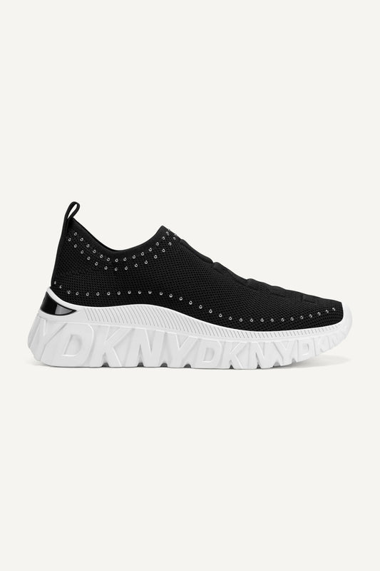 LILLIE STUDS SLIP ON SNEAKER Black | DKNY