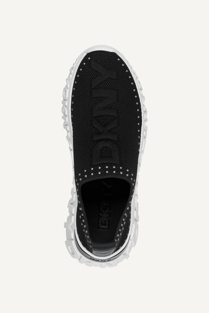 LILLIE STUDS SLIP ON SNEAKER Black | DKNY