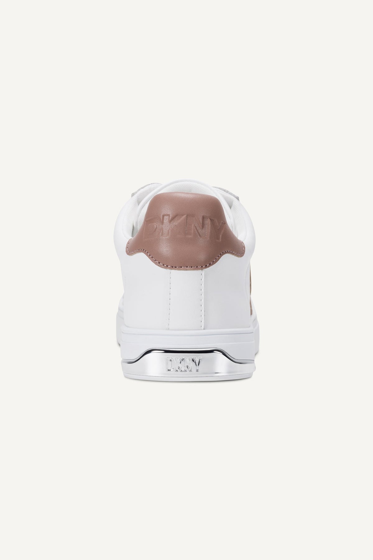 ABENI LACE UP SNEAKER 30MM WHITE/BLUSH | DKNY