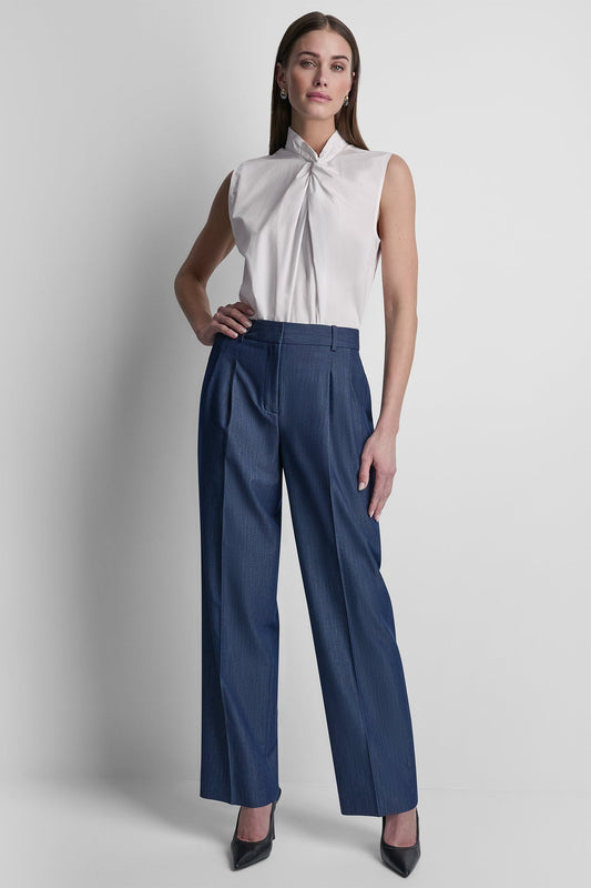 STRAIGHT LEG TROUSER Dark Navy | DKNY