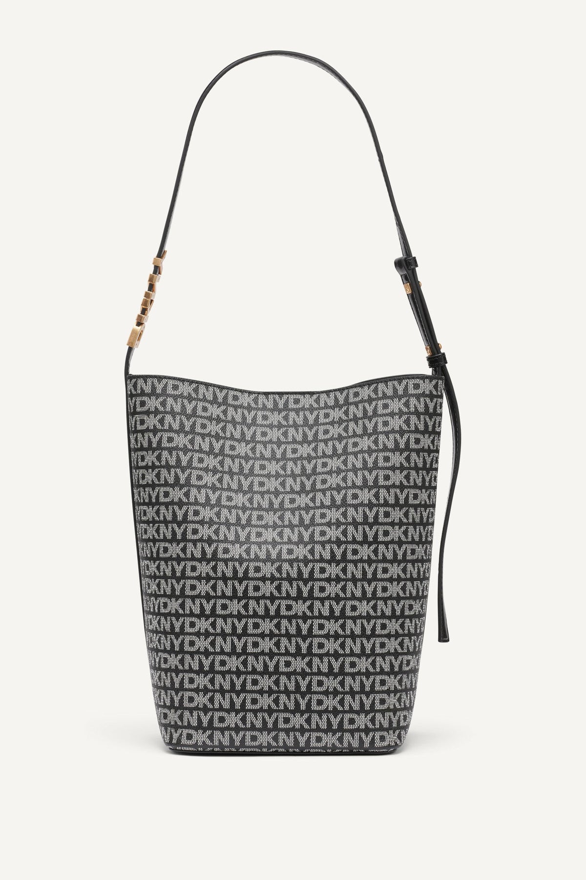 AVRIL LOGO BUCKET BAG Chino/Cappuccino | DKNY