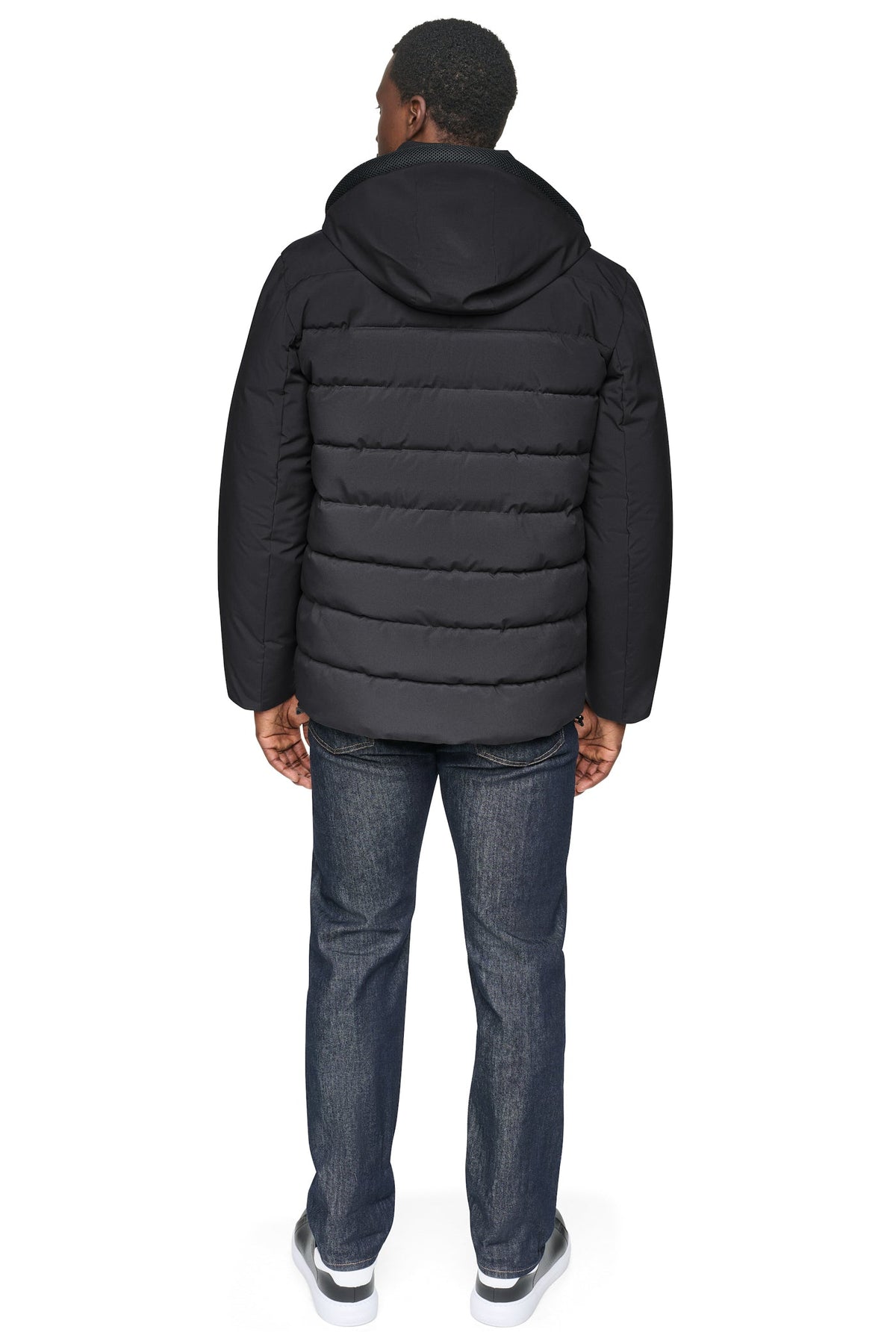 HOODED PUFFER JACKET Olive | DKNY