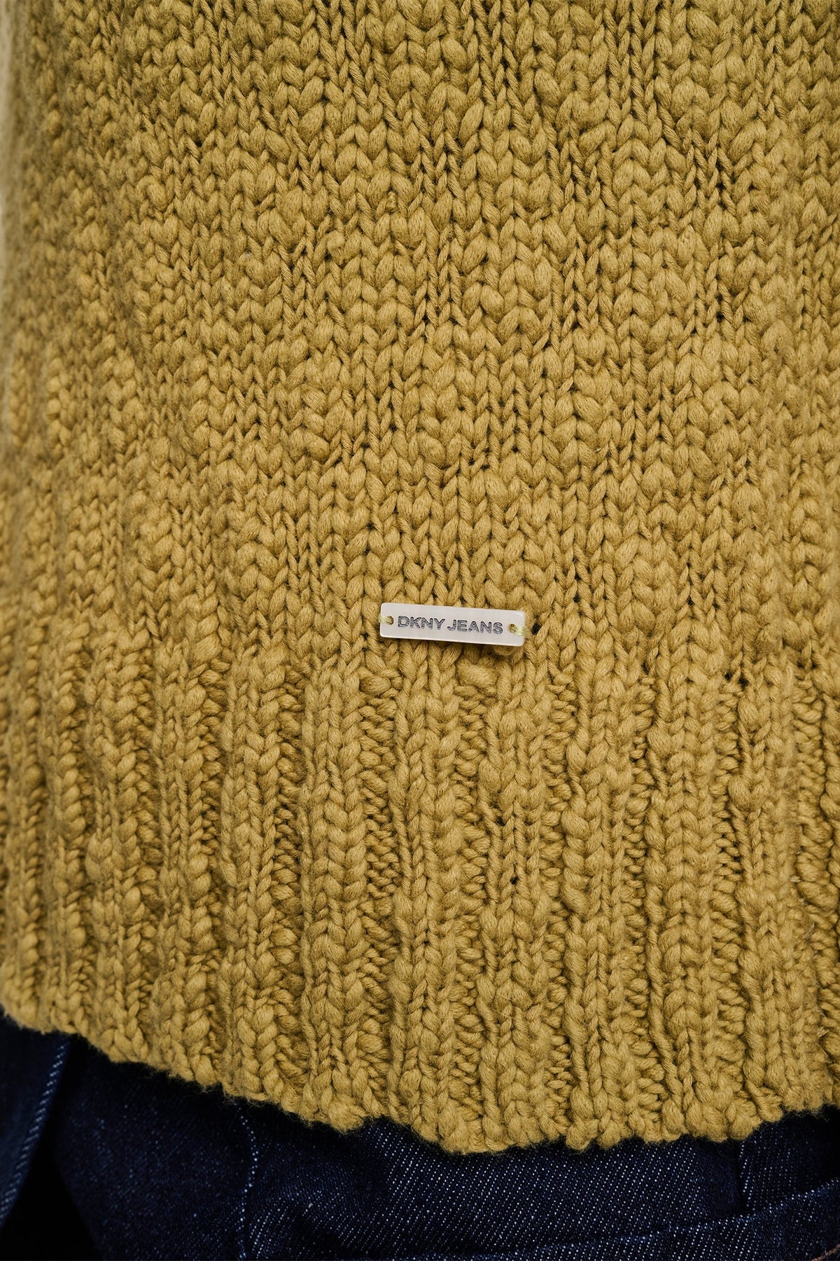 RIBBED MOCK-NECK SWEATER VEST Crocodile | DKNY