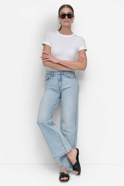 HIGH-RISE TAILORED WIDE-LEG JEAN DOYERS | DKNY