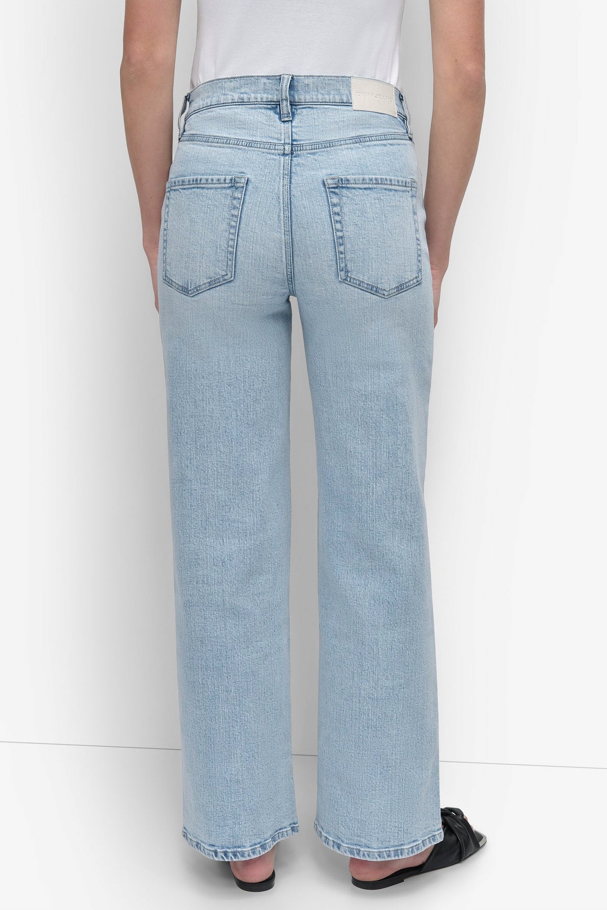 HIGH-RISE TAILORED WIDE-LEG JEAN DOYERS | DKNY
