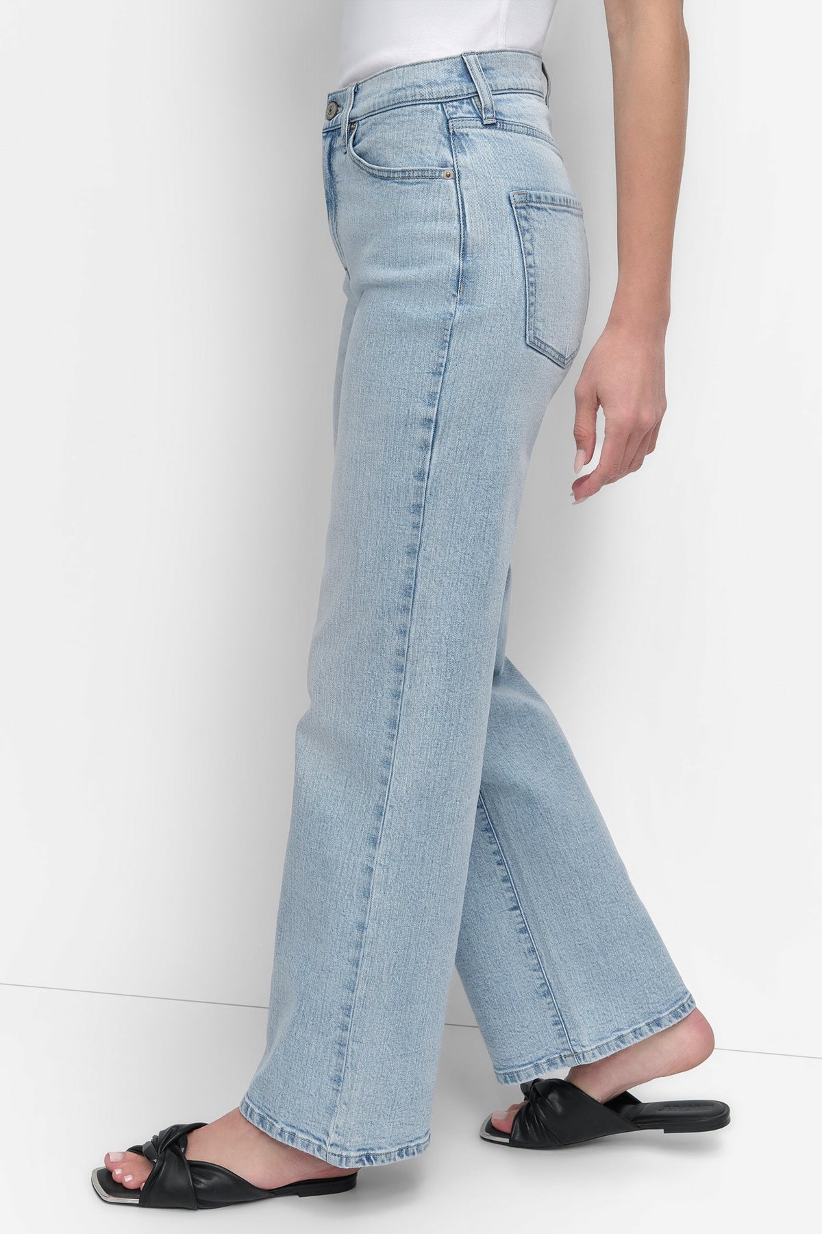 HIGH-RISE TAILORED WIDE-LEG JEAN DOYERS | DKNY