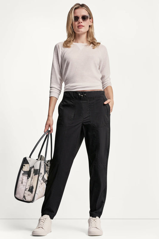 HIGH-RISE SLIM UTILITY JOGGER Mushroom | DKNY