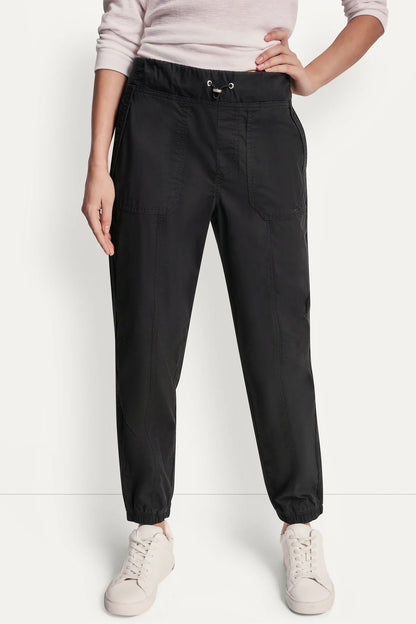 HIGH-RISE SLIM UTILITY JOGGER Mushroom | DKNY