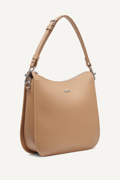 NESSA CROSSBODY BAG Black/Silver | DKNY