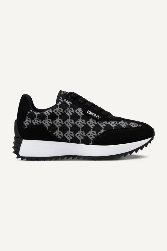 NAPLES LACE-UP TRAINER SNEAKER BONE | DKNY