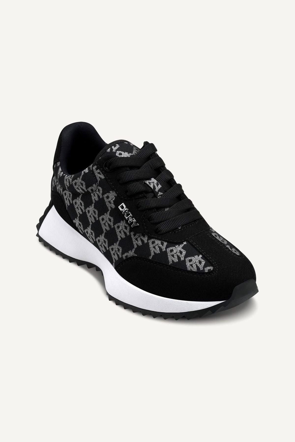 NAPLES LACE-UP TRAINER SNEAKER BONE | DKNY
