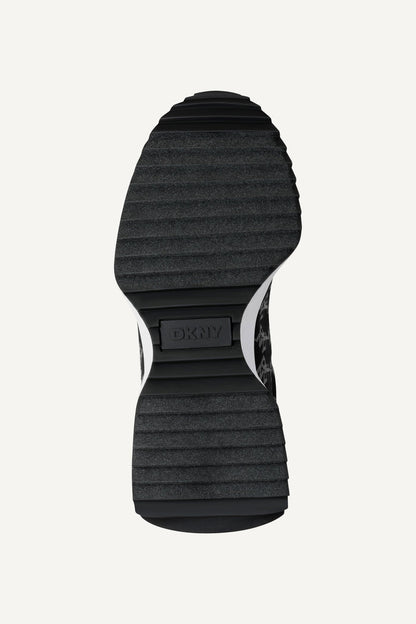 NAPLES LACE-UP TRAINER SNEAKER BONE | DKNY