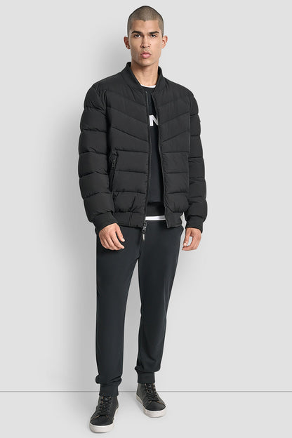 STRETCH BOMBER JACKET Black | DKNY