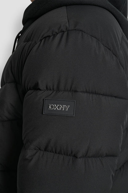 STRETCH BOMBER JACKET Black | DKNY