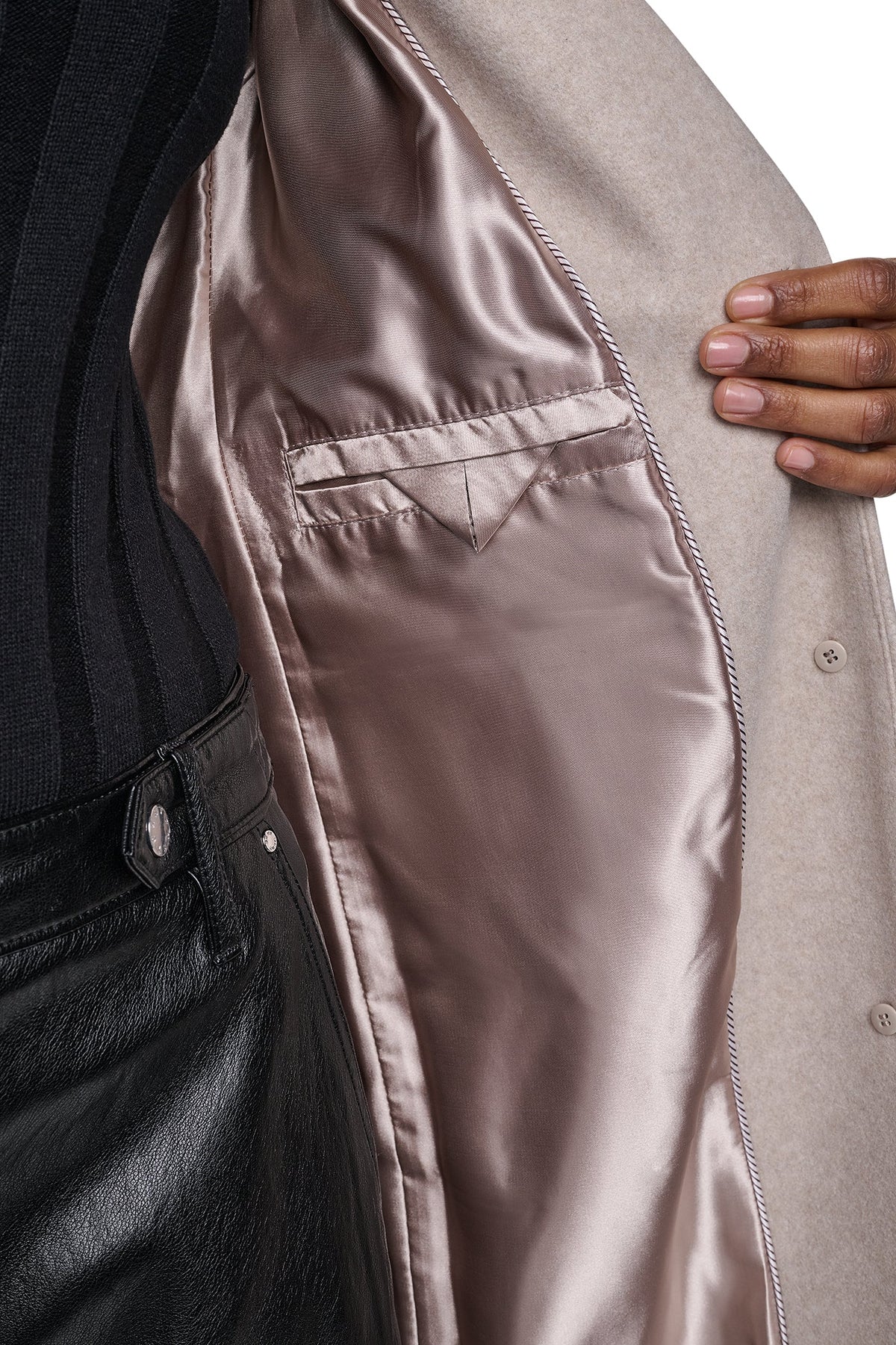 LONGLINE COAT Birch | DKNY