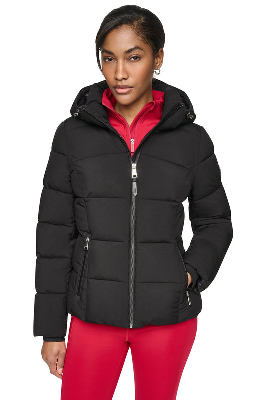 STRETCH PUFFER JACKET Black | DKNY