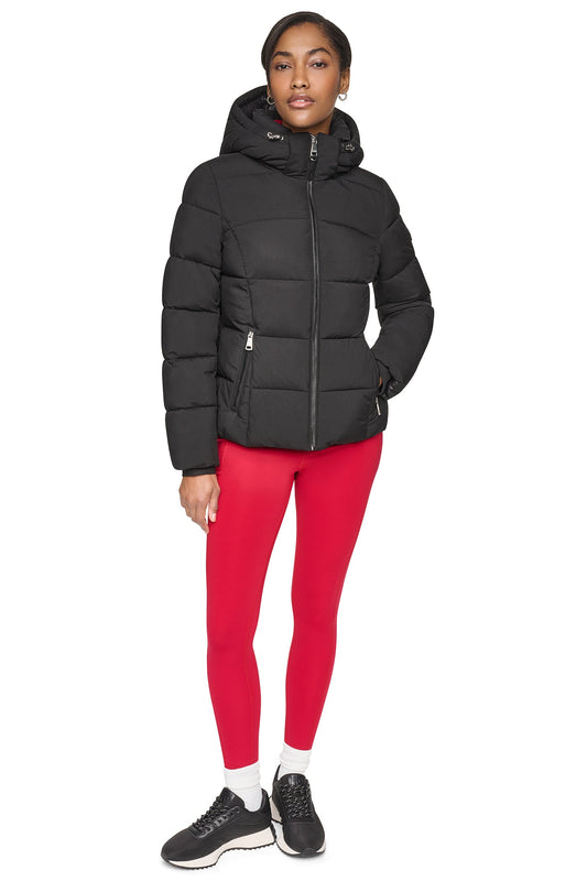 STRETCH PUFFER JACKET Black | DKNY