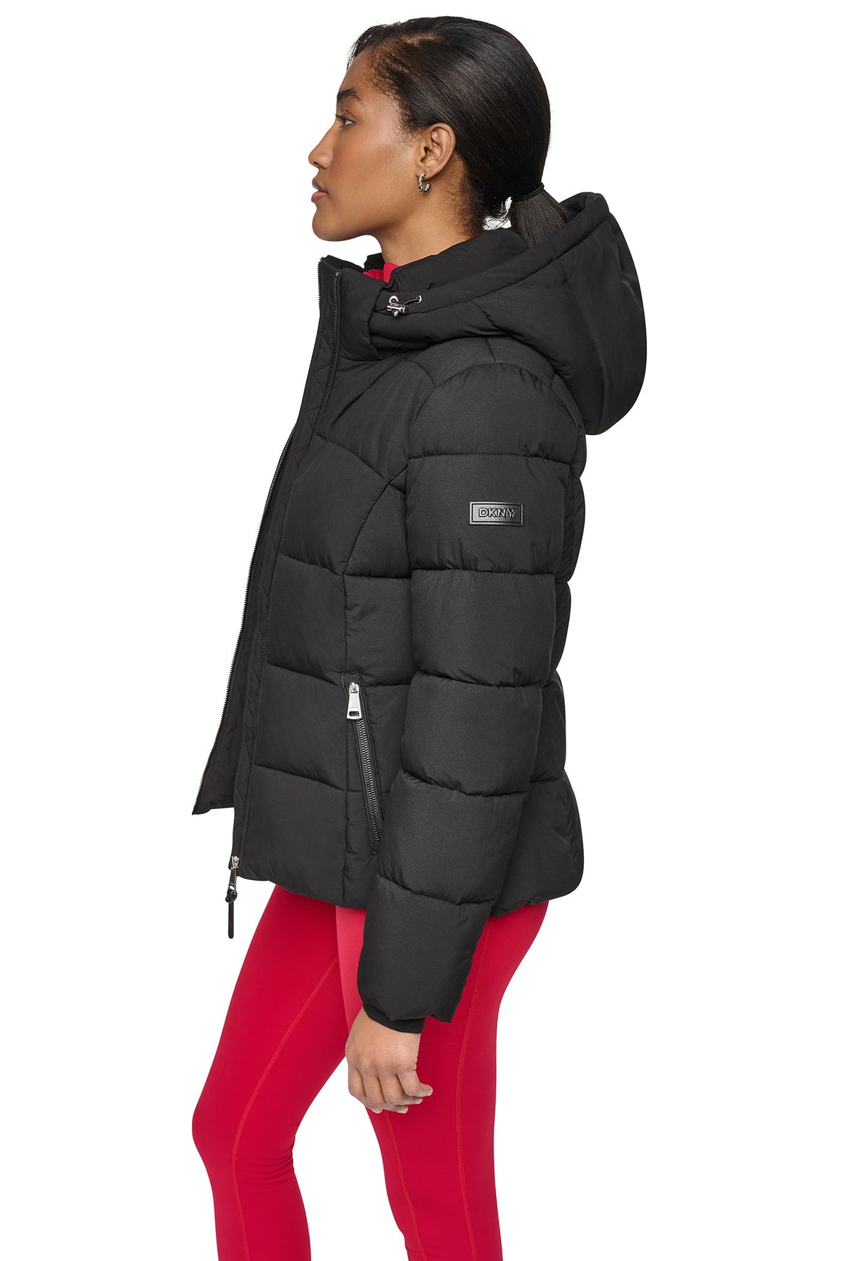STRETCH PUFFER JACKET Black | DKNY