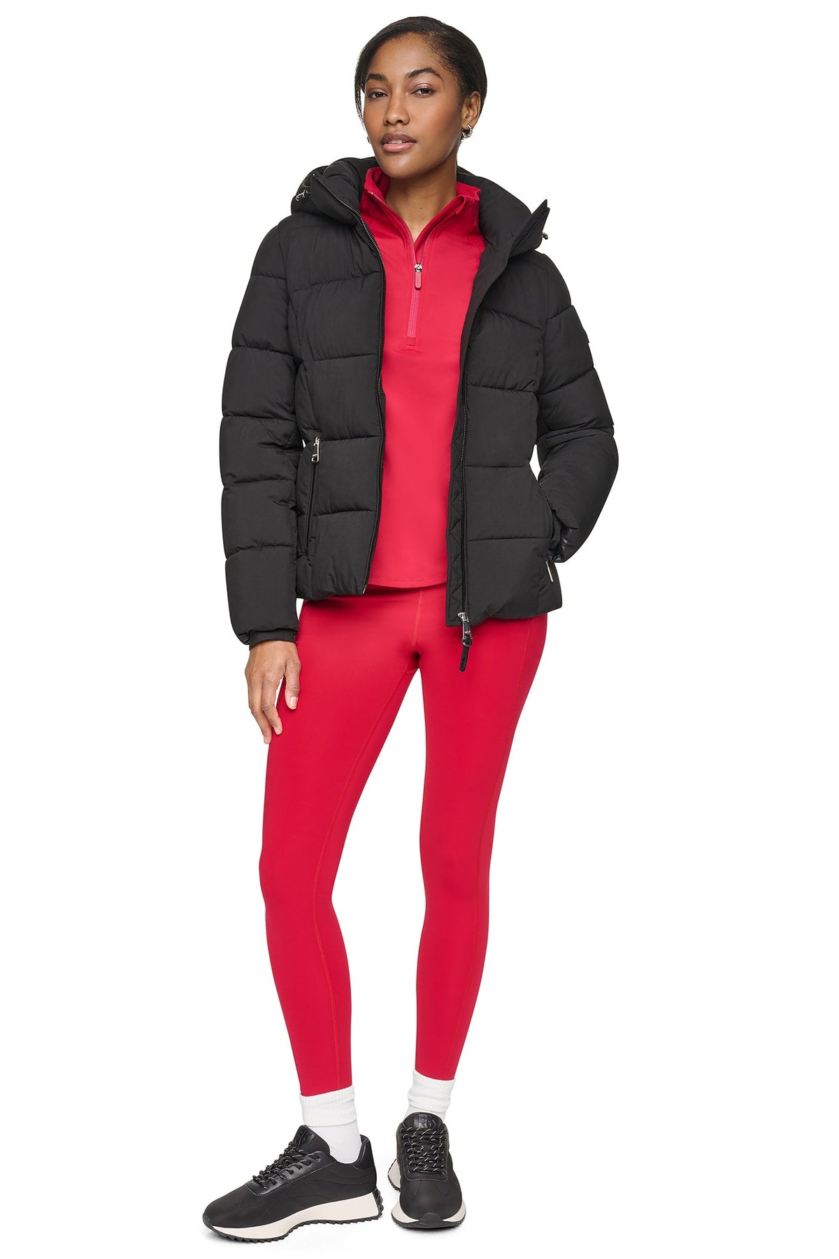 STRETCH PUFFER JACKET Black | DKNY