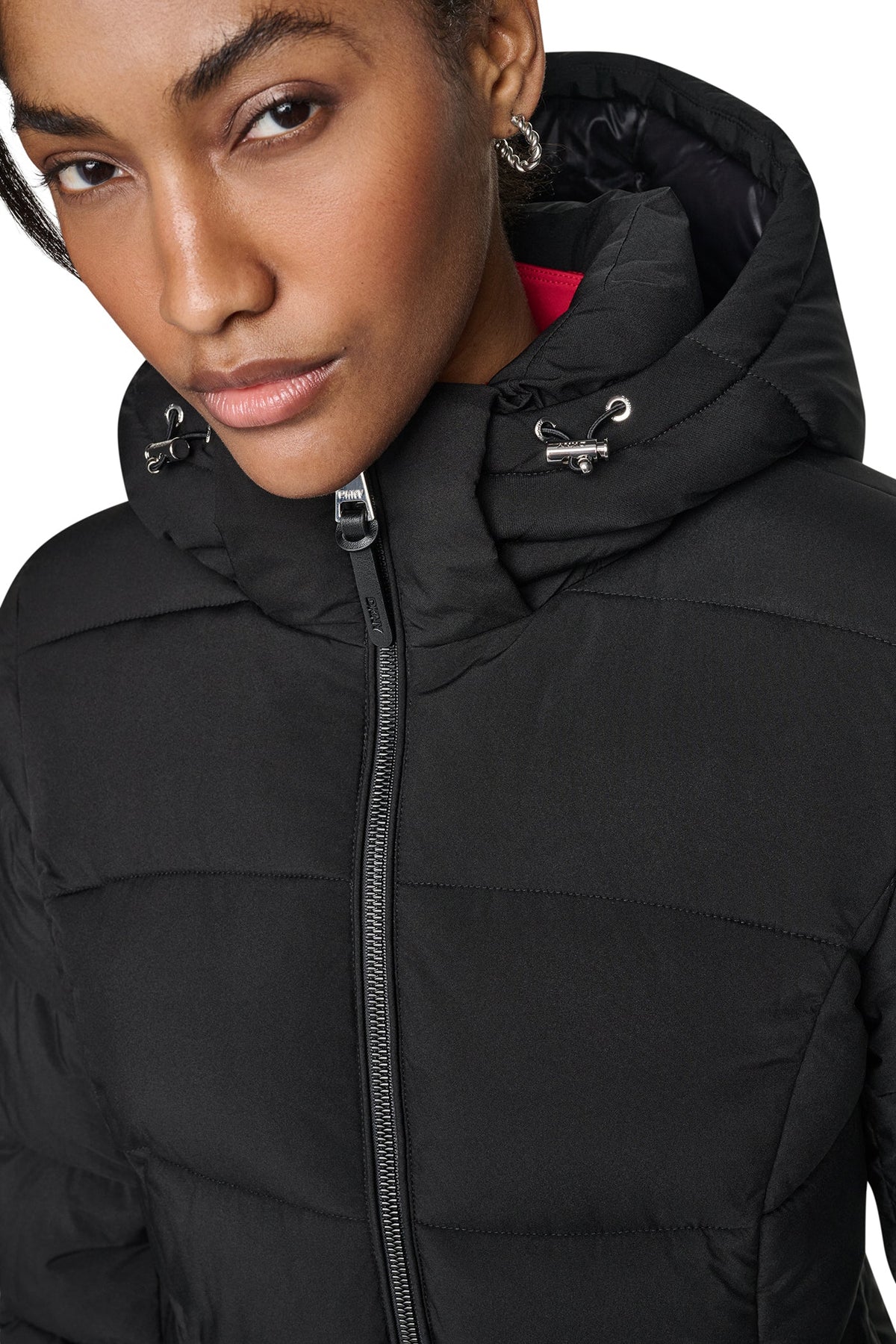 STRETCH PUFFER JACKET Black | DKNY