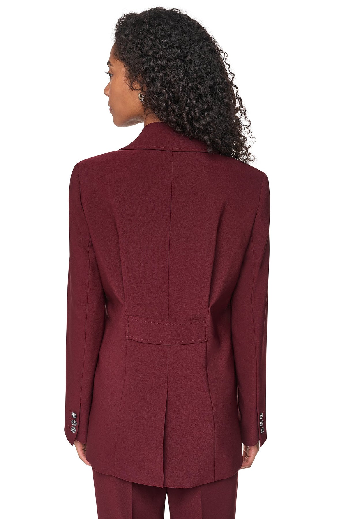 ONE BUTTON JACKET Cabernet | DKNY