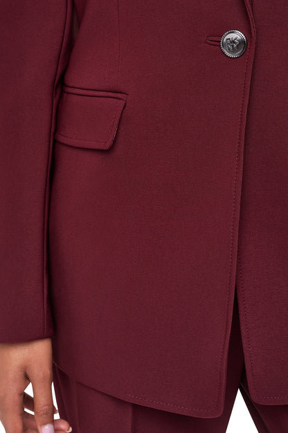 ONE BUTTON JACKET Cabernet | DKNY