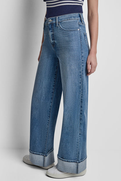 HIGH-RISE CUFFED WIDE LEG Westside | DKNY