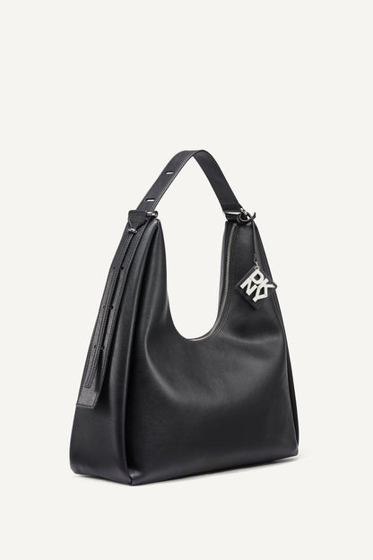 ELICIA LARGE HOBO BAG Light Taupe | DKNY