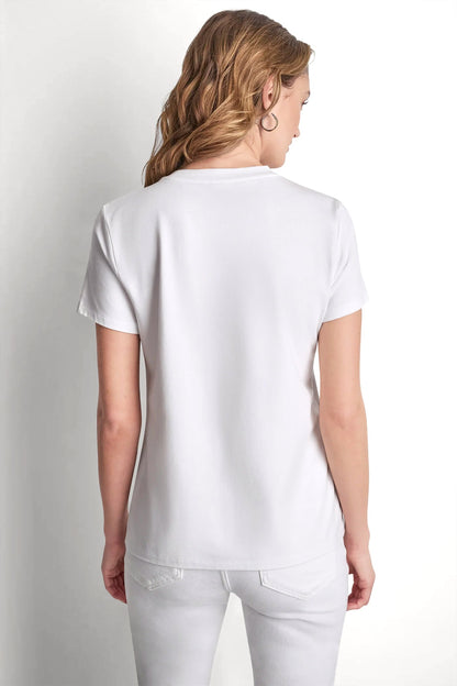 MONTAUK GRAPHIC TEE White | DKNY