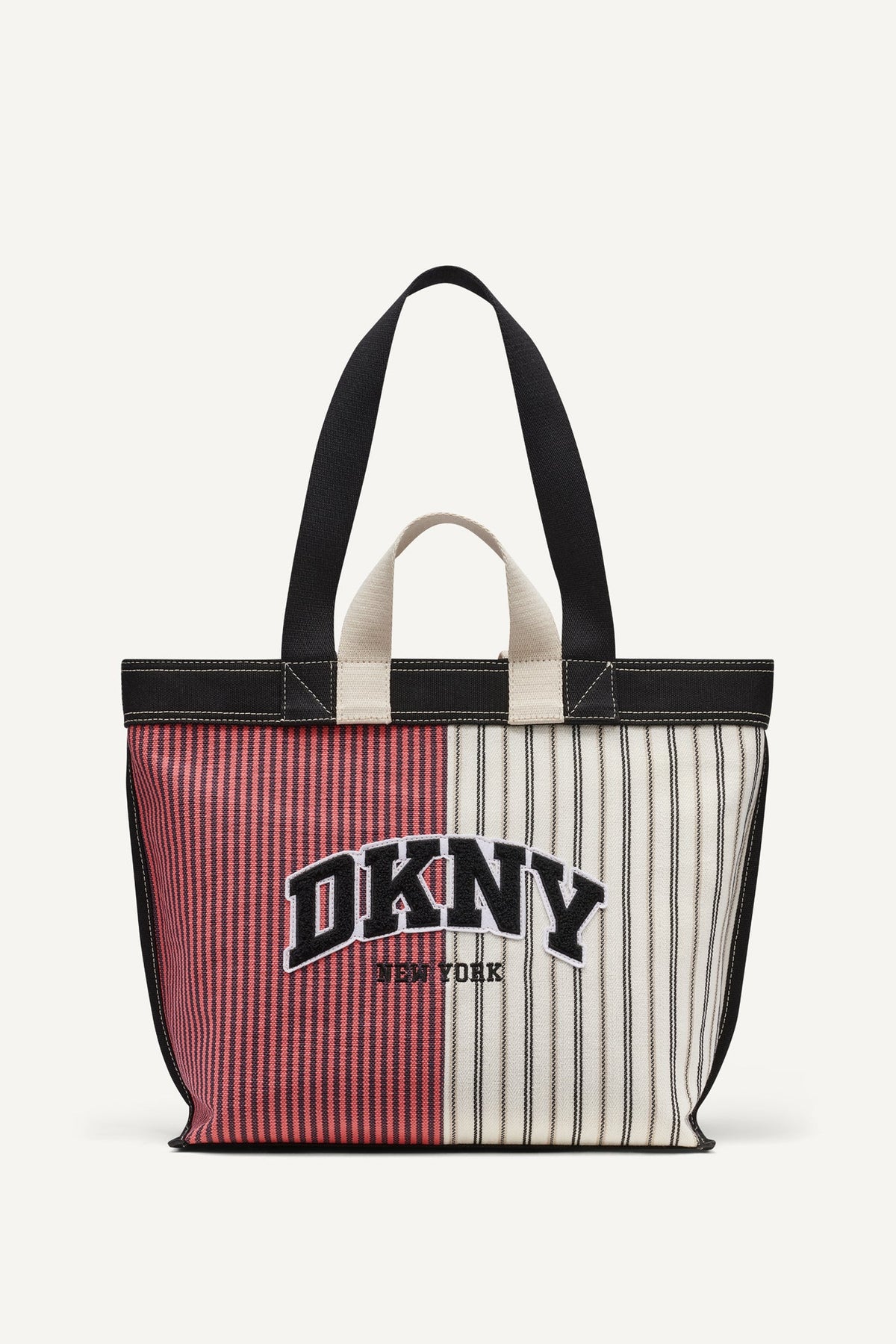 BRADY CANVAS STRIPE LOGO TOTE Punch Multi | DKNY