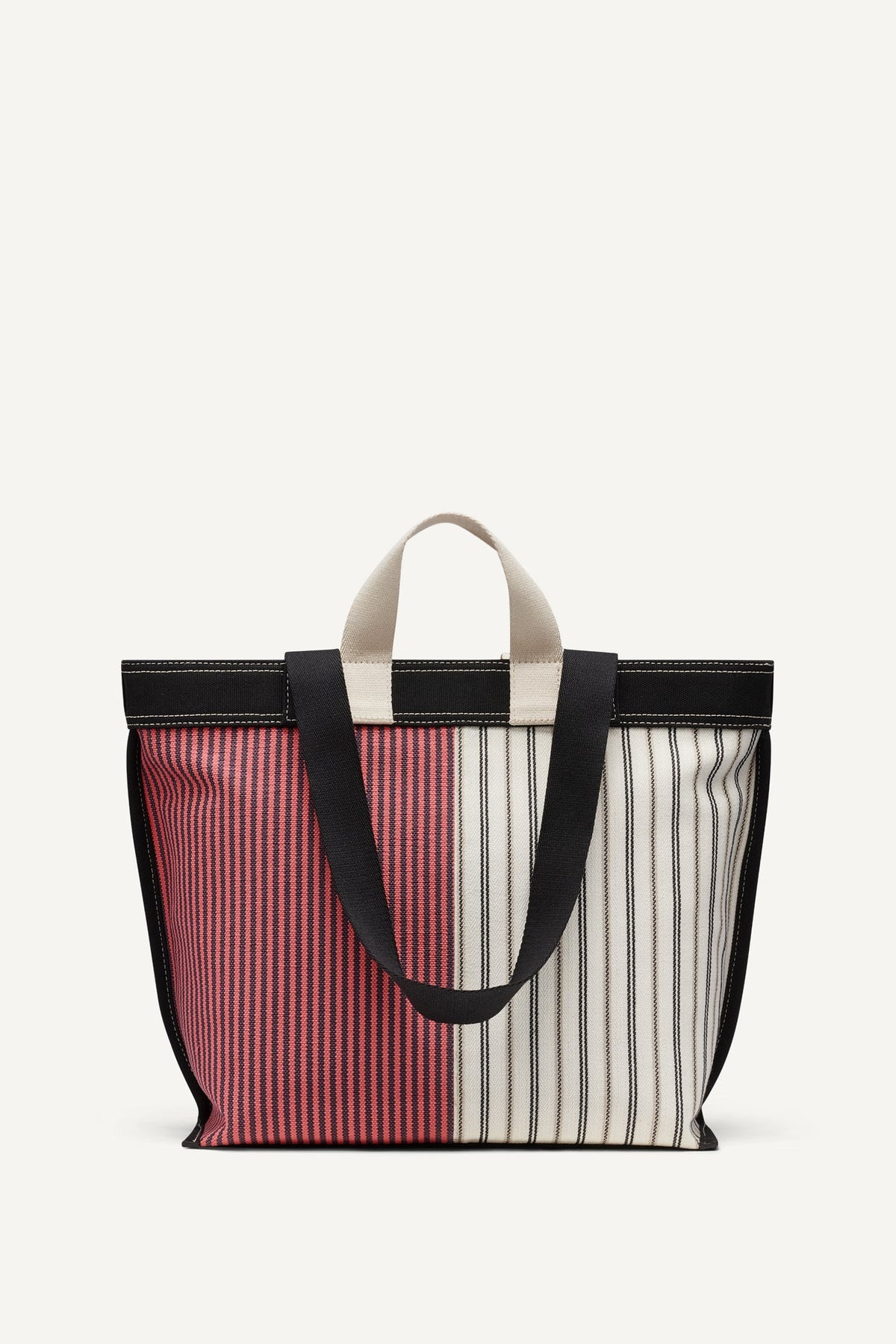 BRADY CANVAS STRIPE LOGO TOTE Punch Multi | DKNY