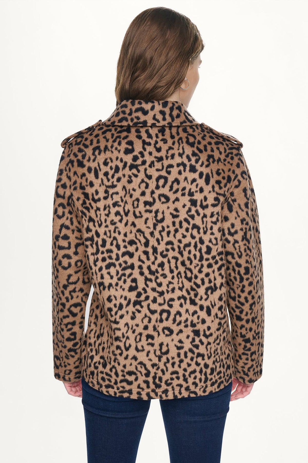 LEOPARD MOTO JACKET Leopard | DKNY
