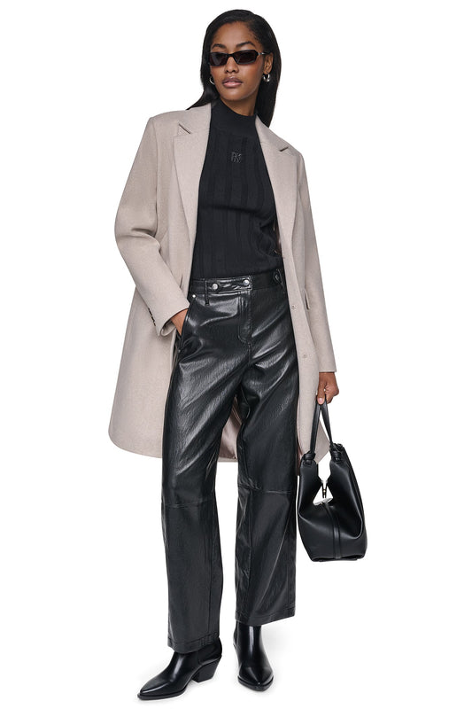 LONGLINE COAT Black | DKNY