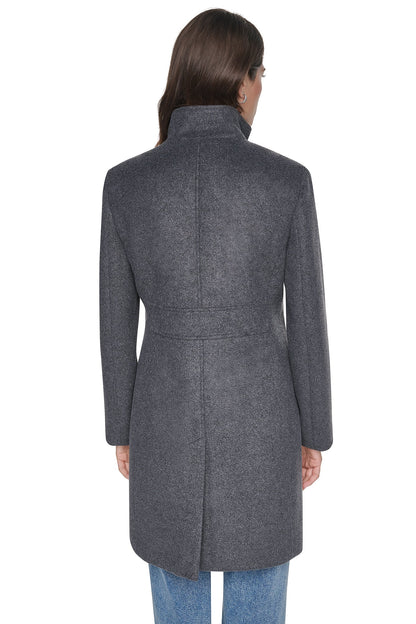 STAND COLLAR COAT Black | DKNY