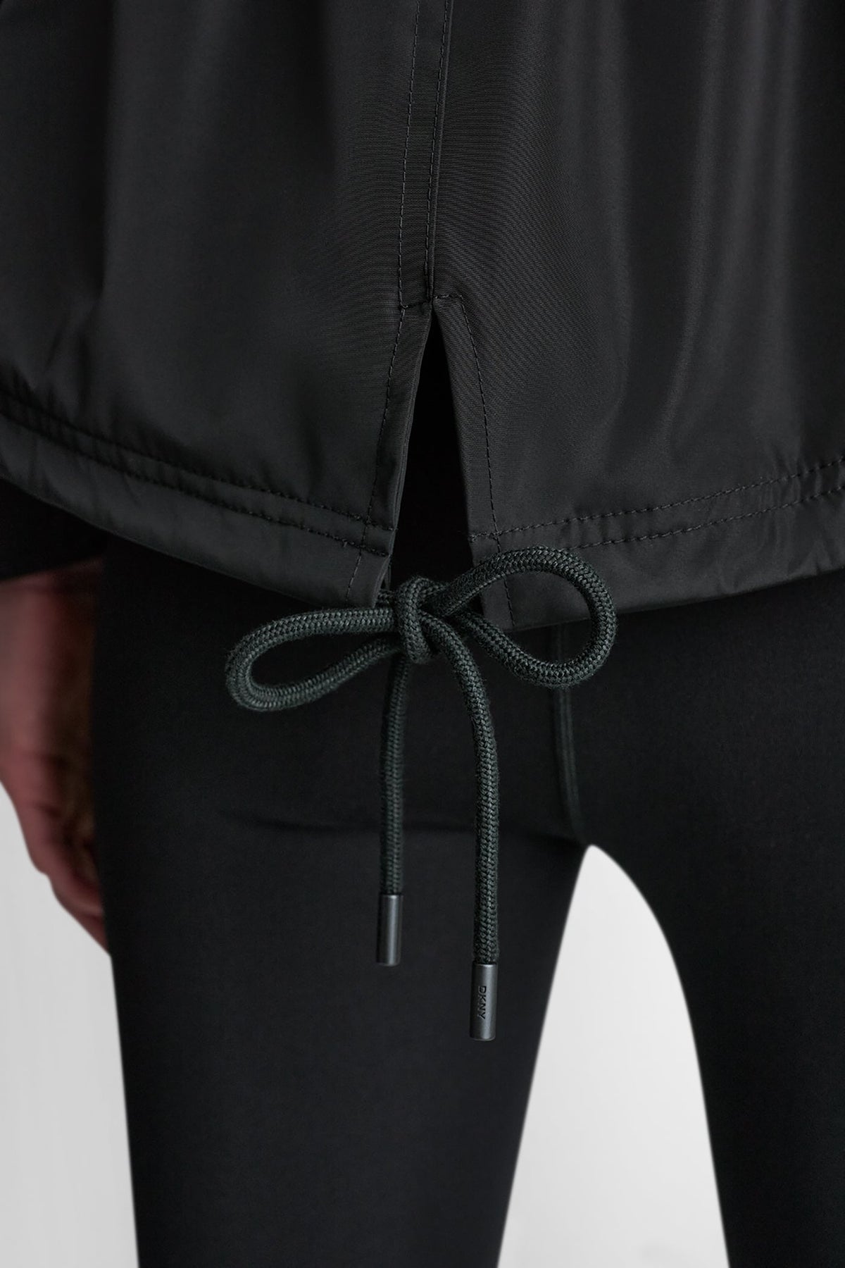 HIGH-LOW CROPPED JACKET Black | DKNY