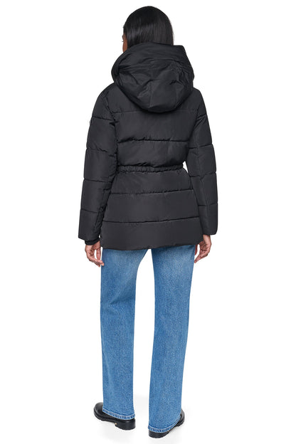 BELTED PUFFER Black | DKNY