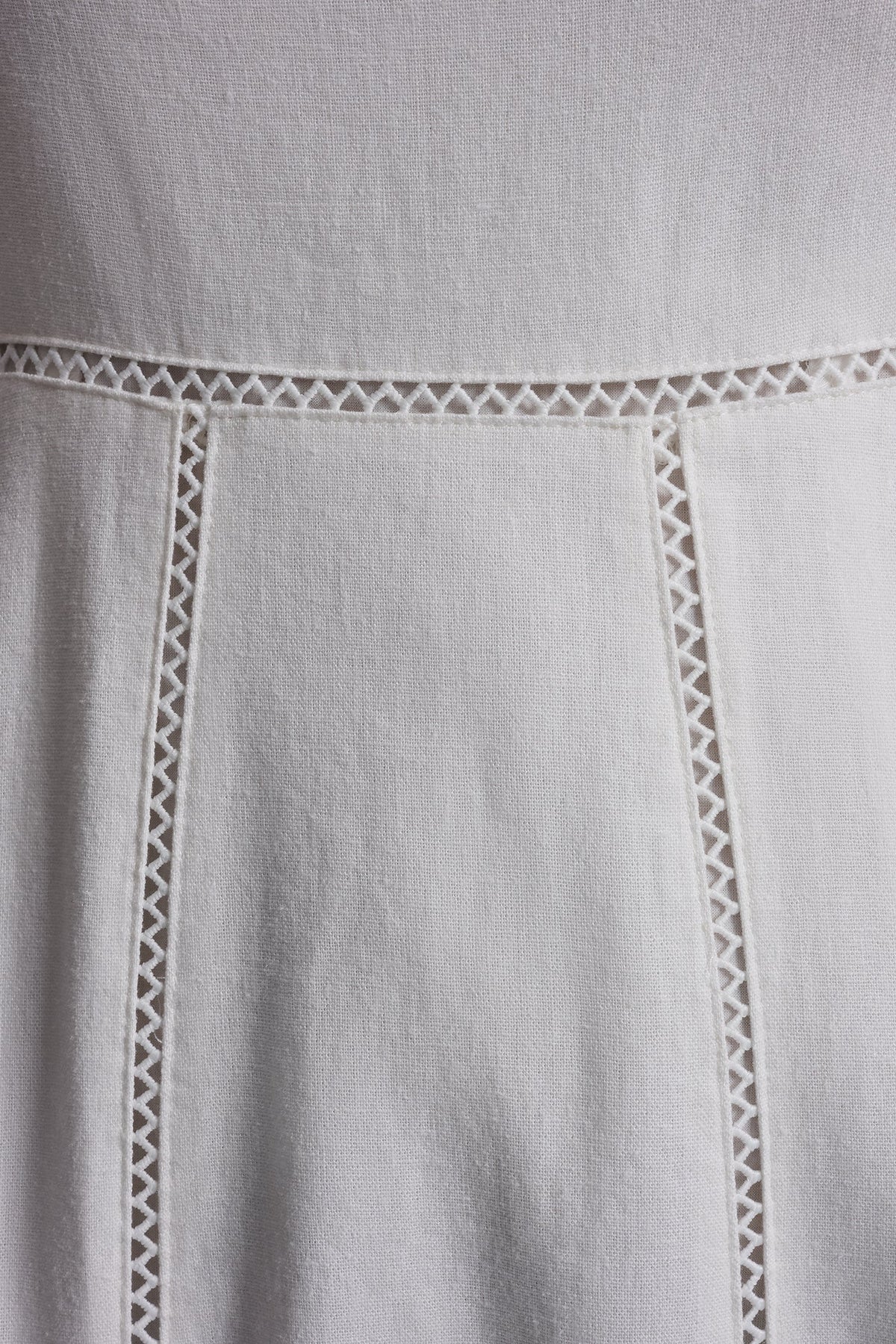 SEAMED TANK DRESS WITH TIE BACK Ivory | DKNY