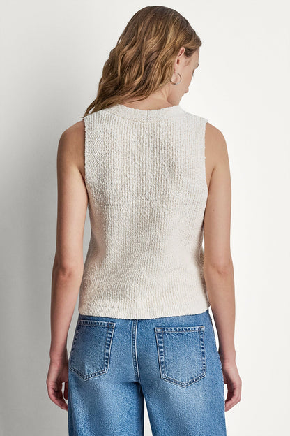 V-NECK SWEATER TANK Black | DKNY