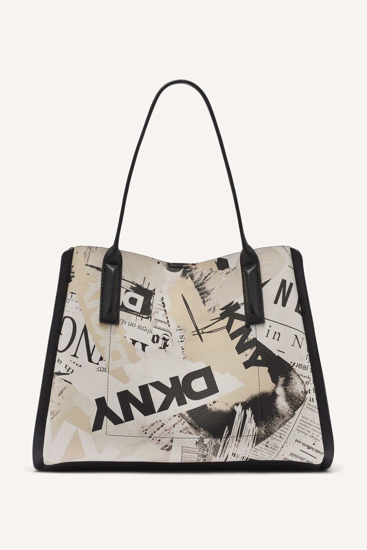 JOSIE TOTE White/Black | DKNY