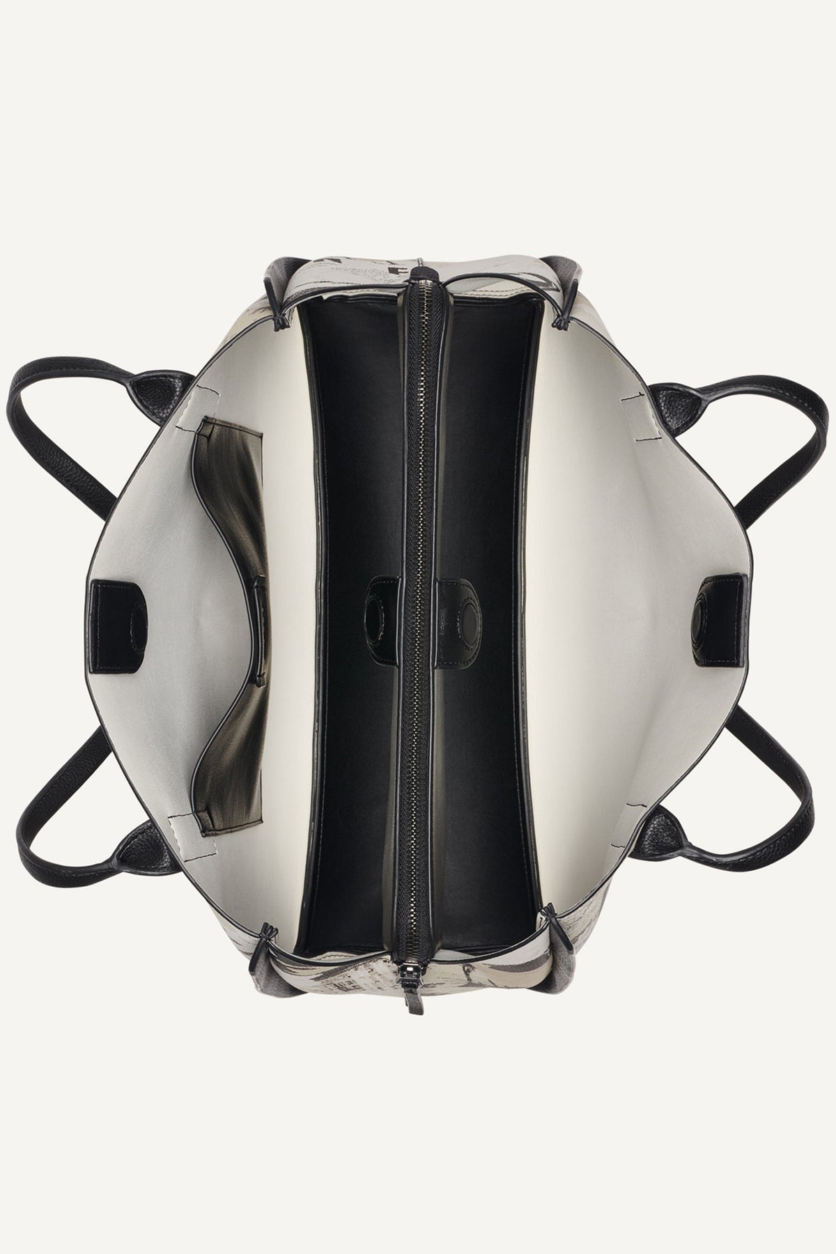 JOSIE TOTE White/Black | DKNY