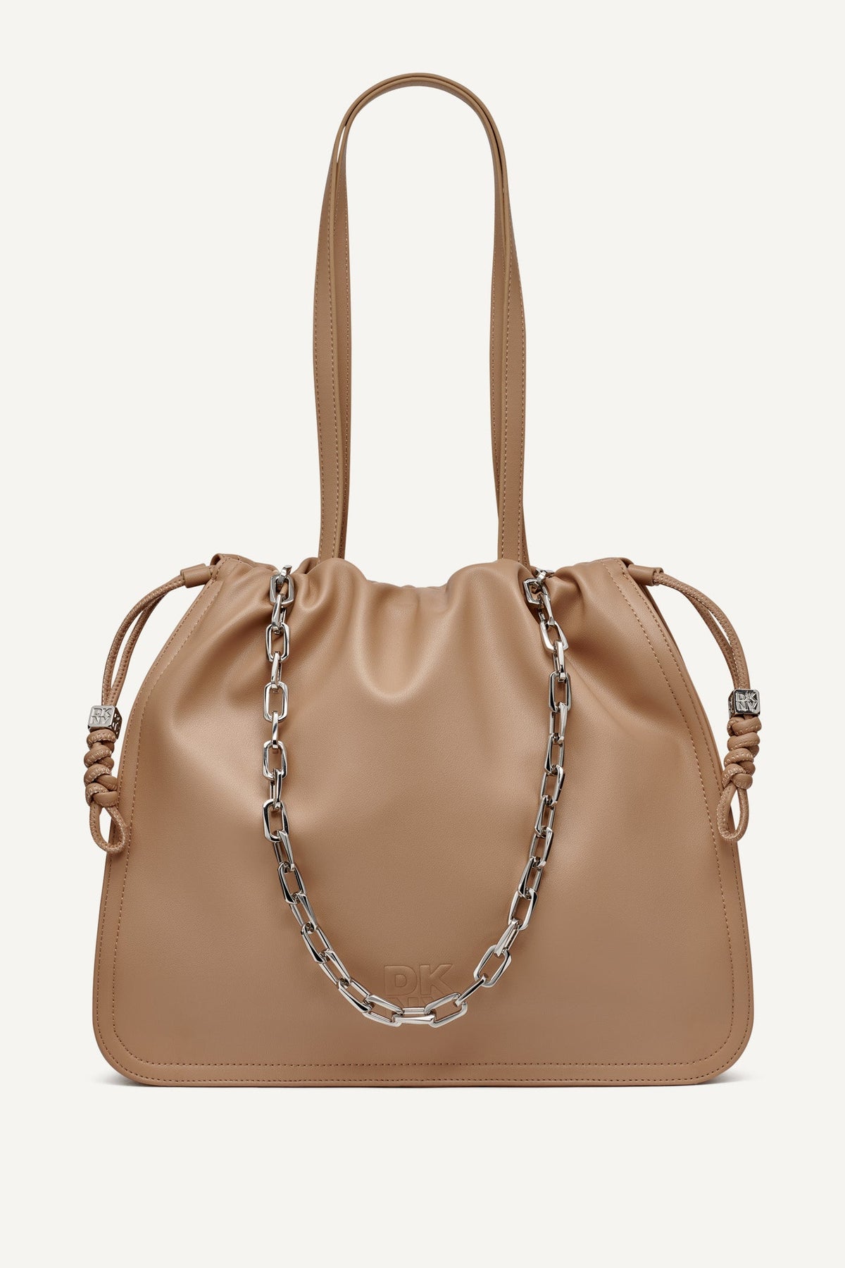 HALLE DRAWSTRING TOTE Cappuccino | DKNY