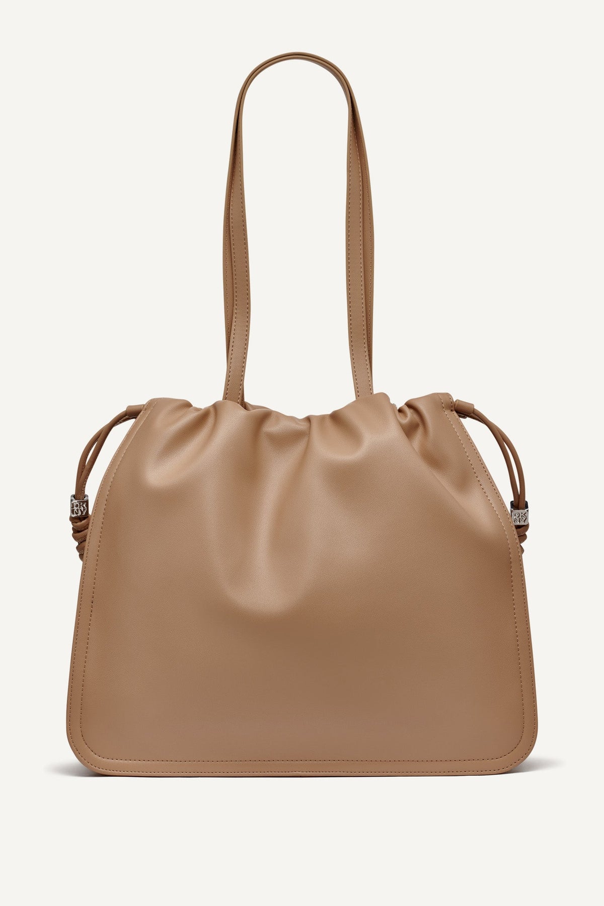 HALLE DRAWSTRING TOTE Cappuccino | DKNY
