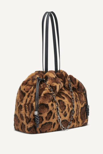 HALLE TOTE Leopard | DKNY