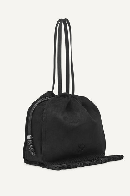 HALLE TOTE BLACK/SILVER | DKNY