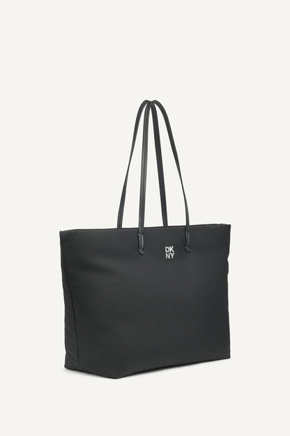 JENNY TOTE Black/Silver | DKNY