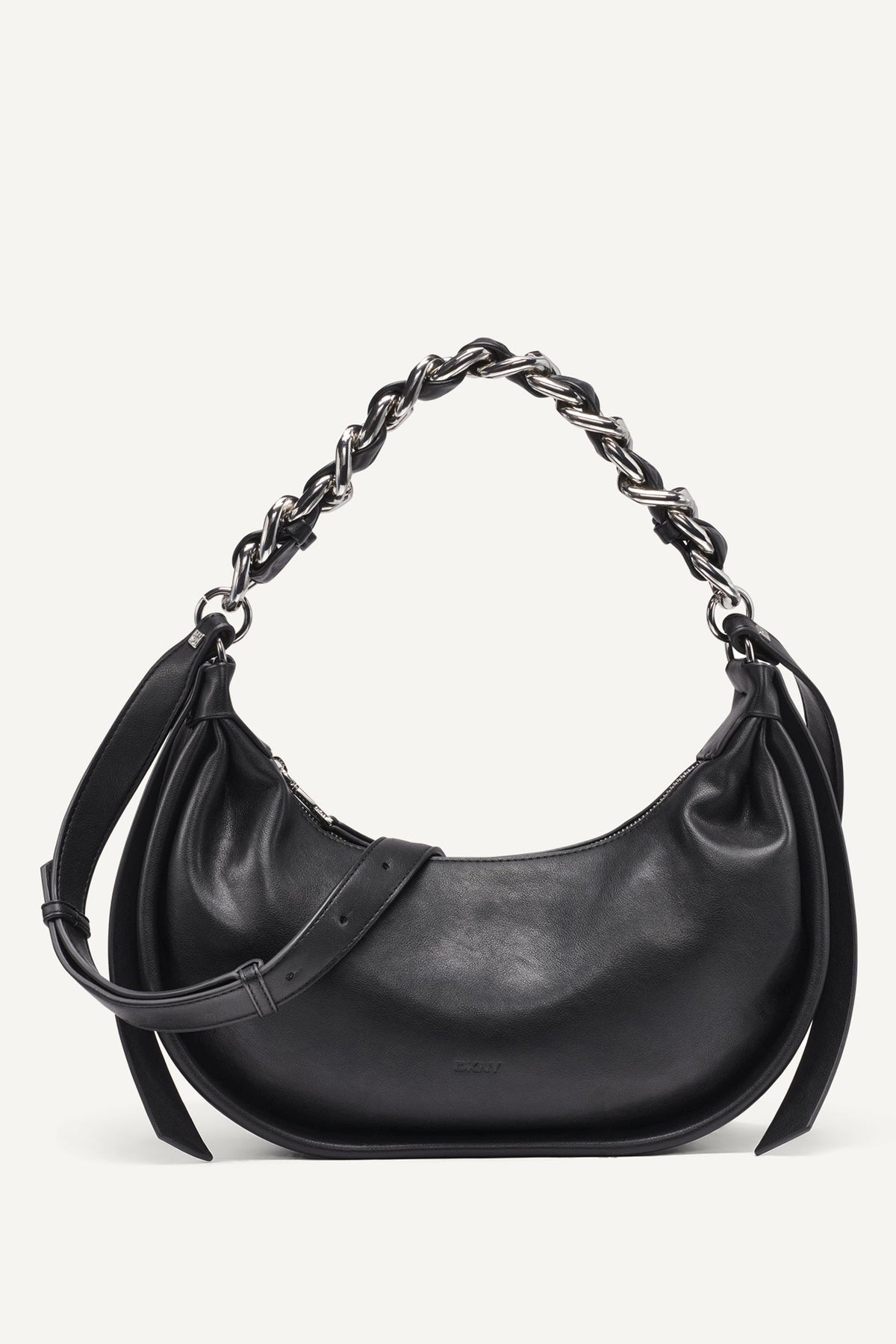 FIONA SMALL HOBO Black | DKNY