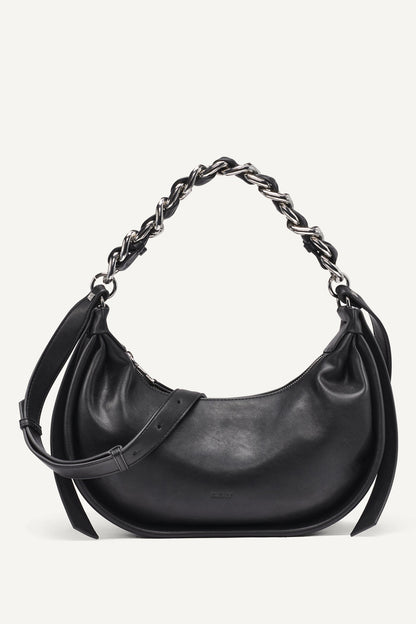 FIONA SMALL HOBO Black | DKNY